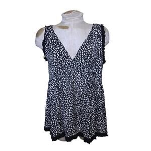 Umgee Sleeveless Strappy Top‎ Size Small Fairy Goth Whimsical